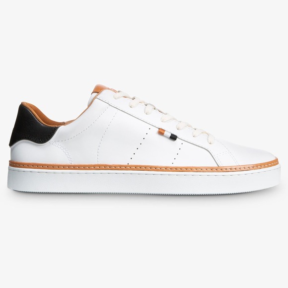 Allen Edmonds Other - Allen Edmonds Alpha Lace-up Sneaker Mens 8.5 White Leather Worn Once EUC